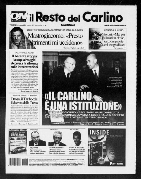 Il Resto del Carlino : giornale dell'Emilia